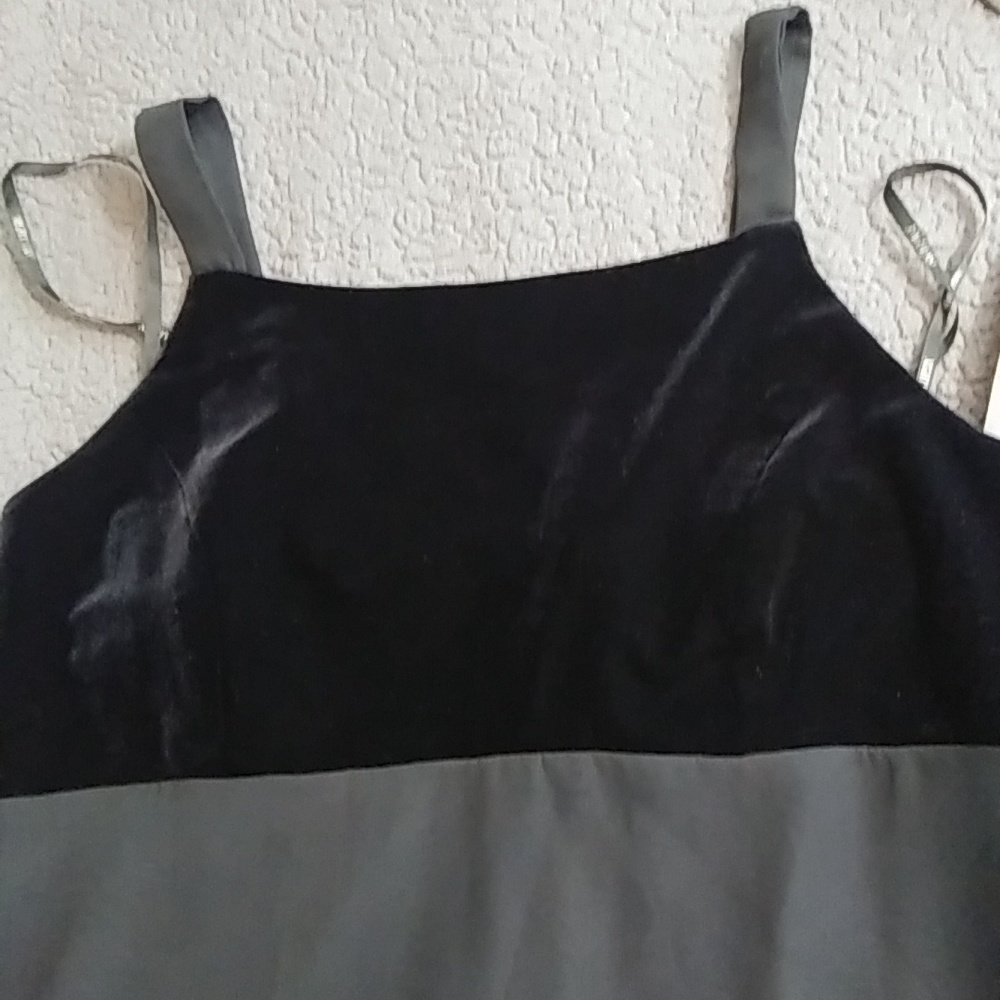 Black long evening dress